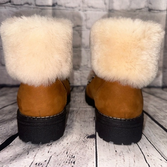 J. CREW | Nordic Fur Hiking Winter Snow Rain Boots 7 - Picture 5 of 10